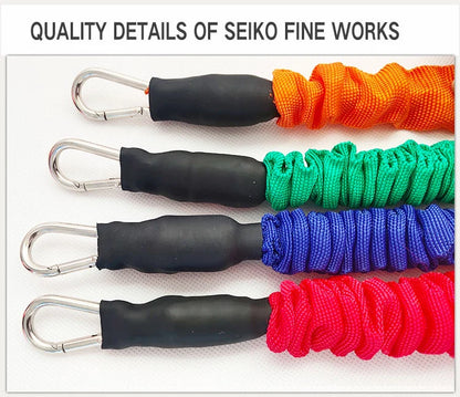 Thickened Latex Resistance Bands — 30/42/65/80cm Pull Rope for Gym, Fitness Training & Taekwondo (Customizable)