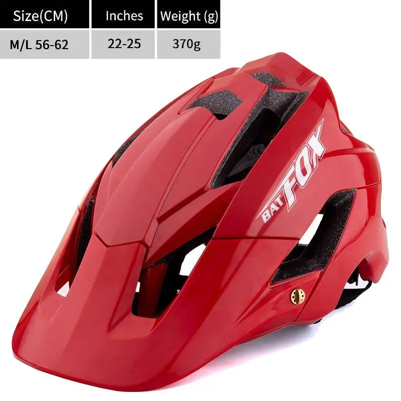 BATFOX Ultralight Bike Helmet – Molded Mountain & Road Helmet for Men, DH AM Cycling Equipment, Casco Ciclismo Bicicleta