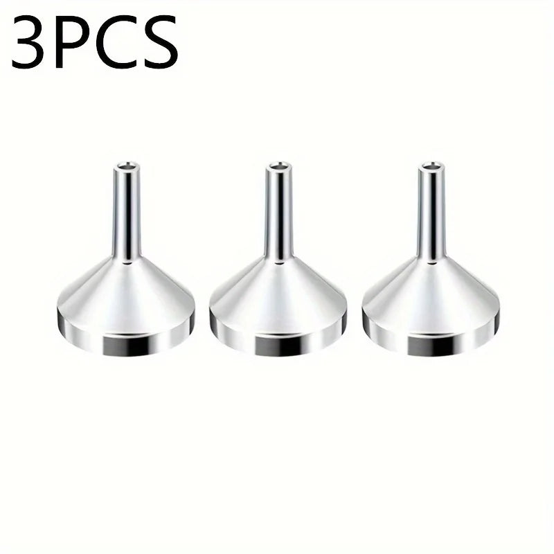 1/3/5PCS Mini Refillable Perfume Bottle Funnels — Travel Perfume Bottles with Bottom Fill Dispenser