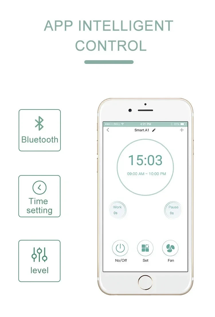 Waterless Fragrance Diffuser – 300ml WIFI-Controlled Air Freshener with Timer | Smell Distributor for Home & Hotel