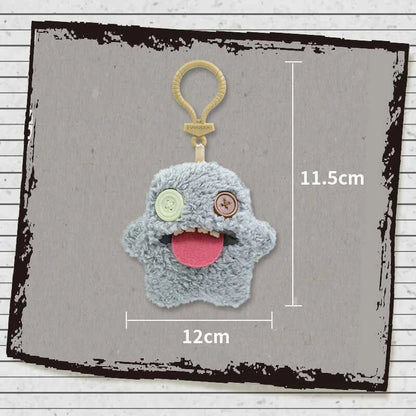 12cm Fuggler Ugly Monster Plush Keychain – Funny Kawaii Rabbit Stuffed Doll Pendant Gift for Kids