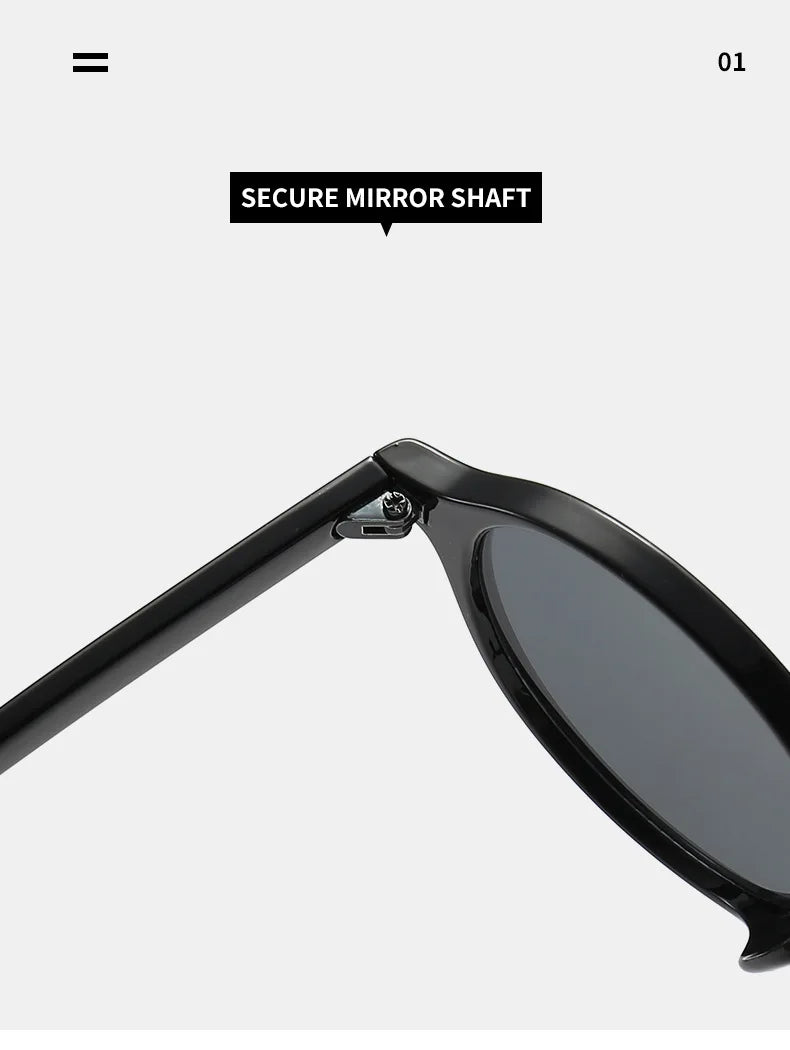 Retro Small Oval Sunglasses for Women & Men – Rivet Detail Luxury UV400 Fashion Eyewear Brand Oculus Gafas