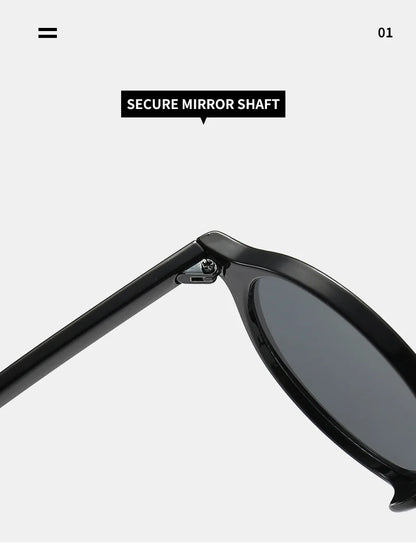 Retro Small Oval Sunglasses for Women & Men – Rivet Detail Luxury UV400 Fashion Eyewear Brand Oculus Gafas