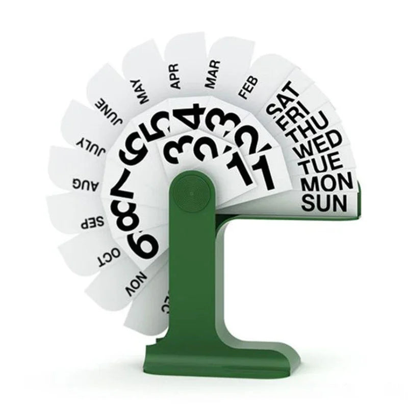 INS Design Desktop Flipping Calendar 2025-2024 – Creative Modern Office & Living Room Decor