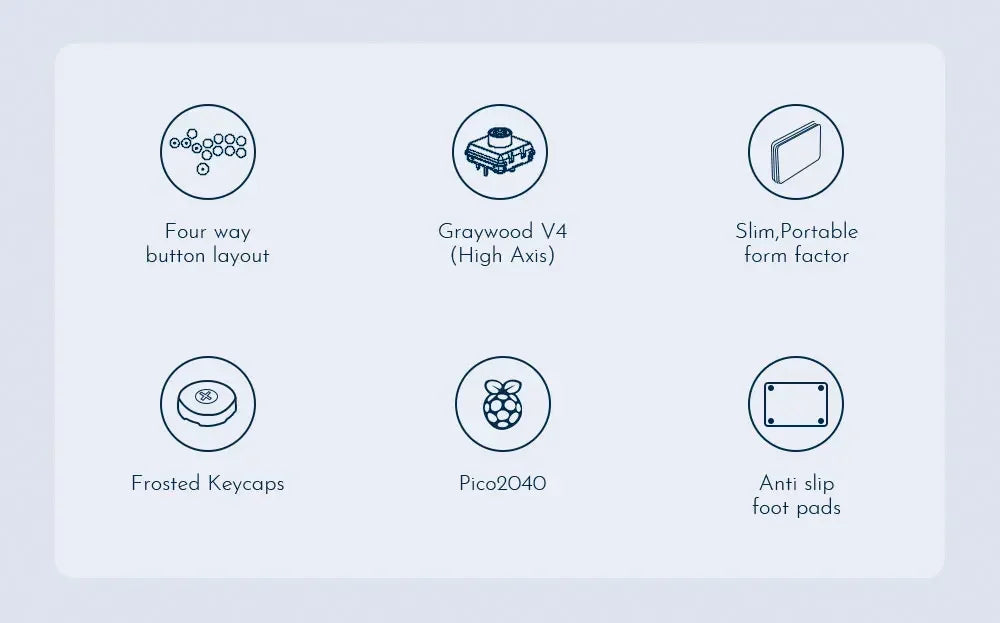 RGB Arcade Hitbox Fightstick Controller – For PS4/PS5, Xbox, Switch, Steam, Arcade Fighting Games