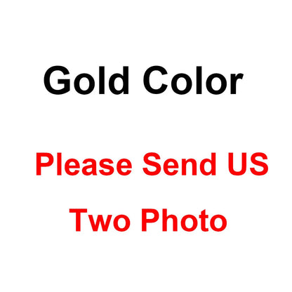 Customized Double-Side Photo Necklace – Personalized Picture Pendant with Cubic Zirconia, Hip Hop Jewelry Gift for Men & Women