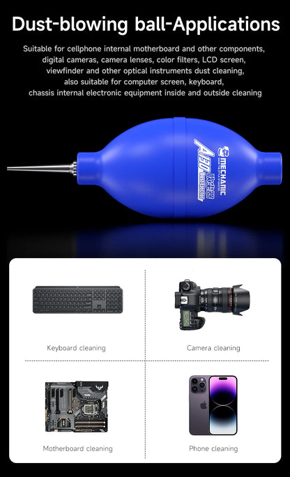 MECHANIC A130 2-in-1 Phone Repair Dust Cleaner — Air Blower Ball & Cleaning Pen for Phone, PCB, PC, Keyboard, Camera Lens