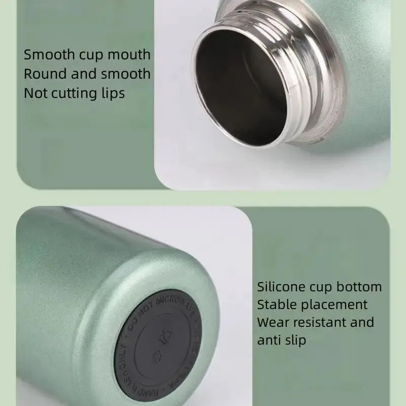 300ml Insulated Stainless Steel Travel Mug - Keeps Drinks Hot or Cold for Hours - Ideal for Camping and Travel