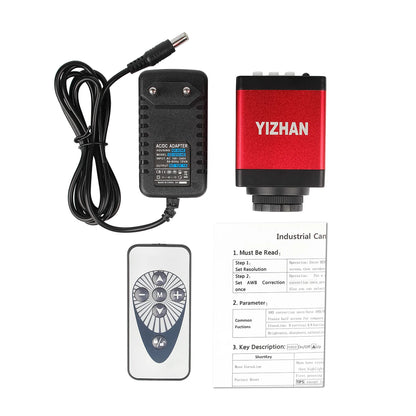 1-150X Zoom Lens Digital Microscope – 4K 48MP HD Industrial Camera with HDMI & Type C for Electronics Soldering