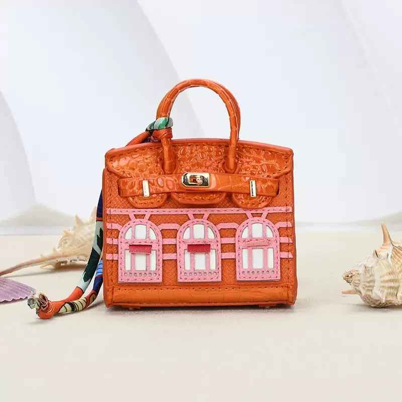 Mini Backpack Headphone Bag – Creative Hanging Case for AirPods 4/3/Pro2 & Galaxy Buds with Lanyard