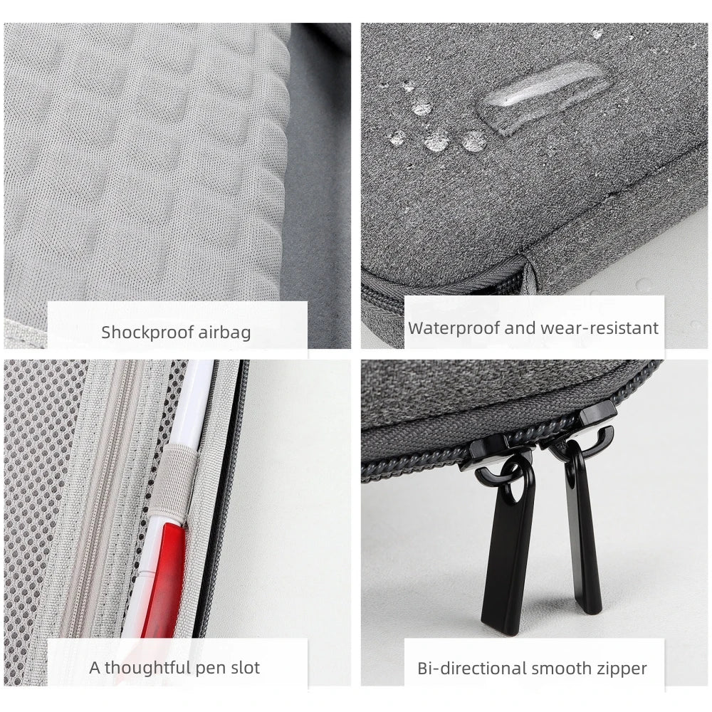 Large Capacity Travel Electronics Organizer – EVA Storage Bag for Tablet, Hard Disk, and Cables