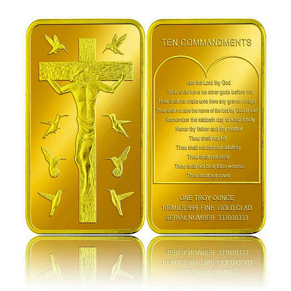 1 oz Swiss Argor Heraeus Gold Bar — 24K Gold Coin Bullion with Acrylic Seal & Unique Serial Number, Non-Magnetic