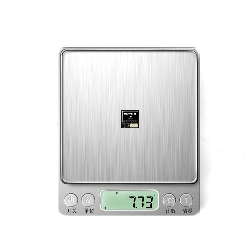 HGLRC M100-5883 M10 GPS Module with Compass – Ceramic Antenna & On-board LEDs, 21x21mm for RC Airplane FPV Long Range