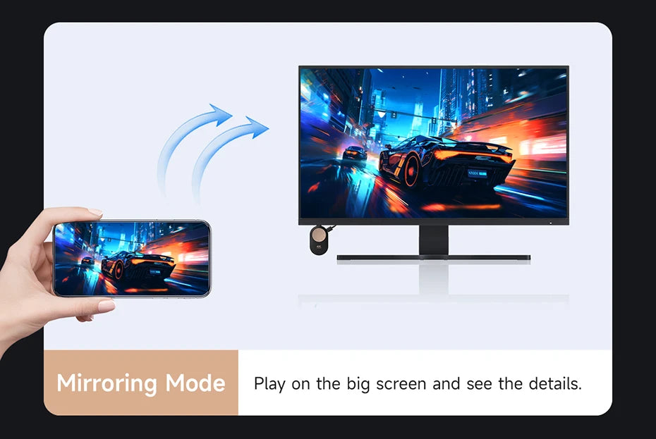 Hagibis Wireless HDMI Display Dongle Adapter – 4K@60Hz Wireless Extender for Laptop, PC, Smartphone, HDTV, Projector, IOS