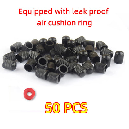 10/20/50/100PCS Universal Tire Valve Stem Caps – Dustproof Rim Covers for Motorcycle, Bicycle & Car