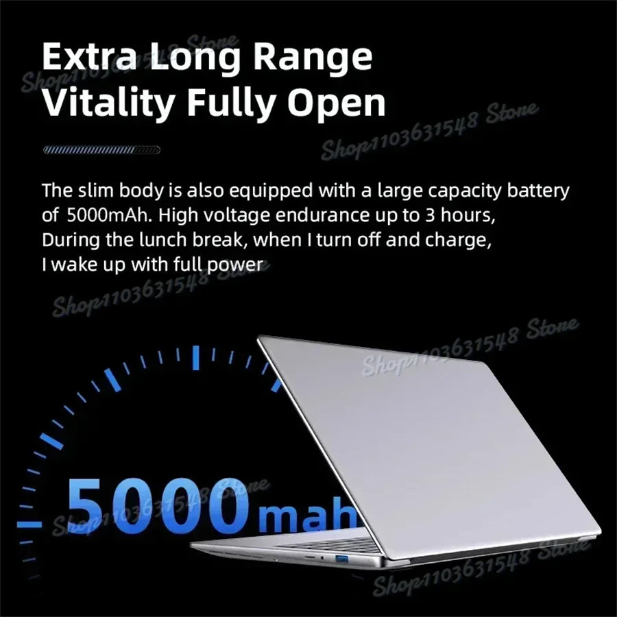 2024 Ultra Slim 14.1 Inch Intel Core i7 Laptop - i7-7500U, Windows 11, 16GB RAM, 1TB/2TB SSD, 1920x1080 Portable Notebook