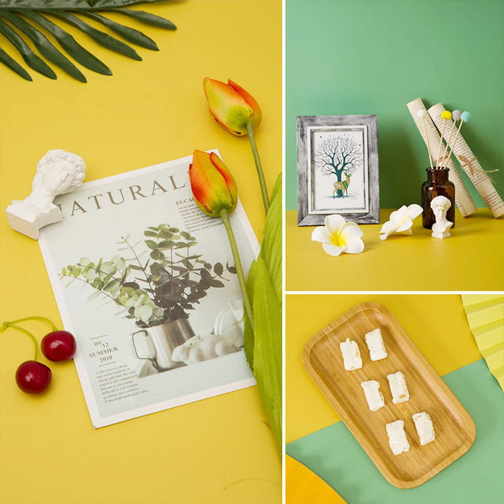 Photography Backdrops 57x87cm – Double-Sided Solid Color Photo Background for Studio, Newborn & Product Photography