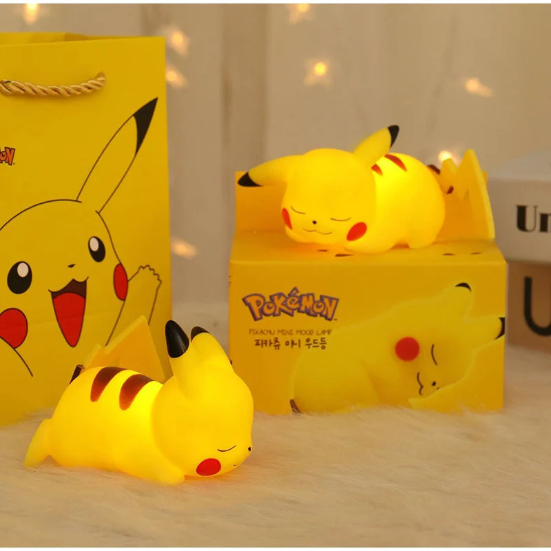 Pokemon Pikachu Night Light – Glowing Bedside Lamp & Cute Toy for Kids’ Birthday or Christmas Gift