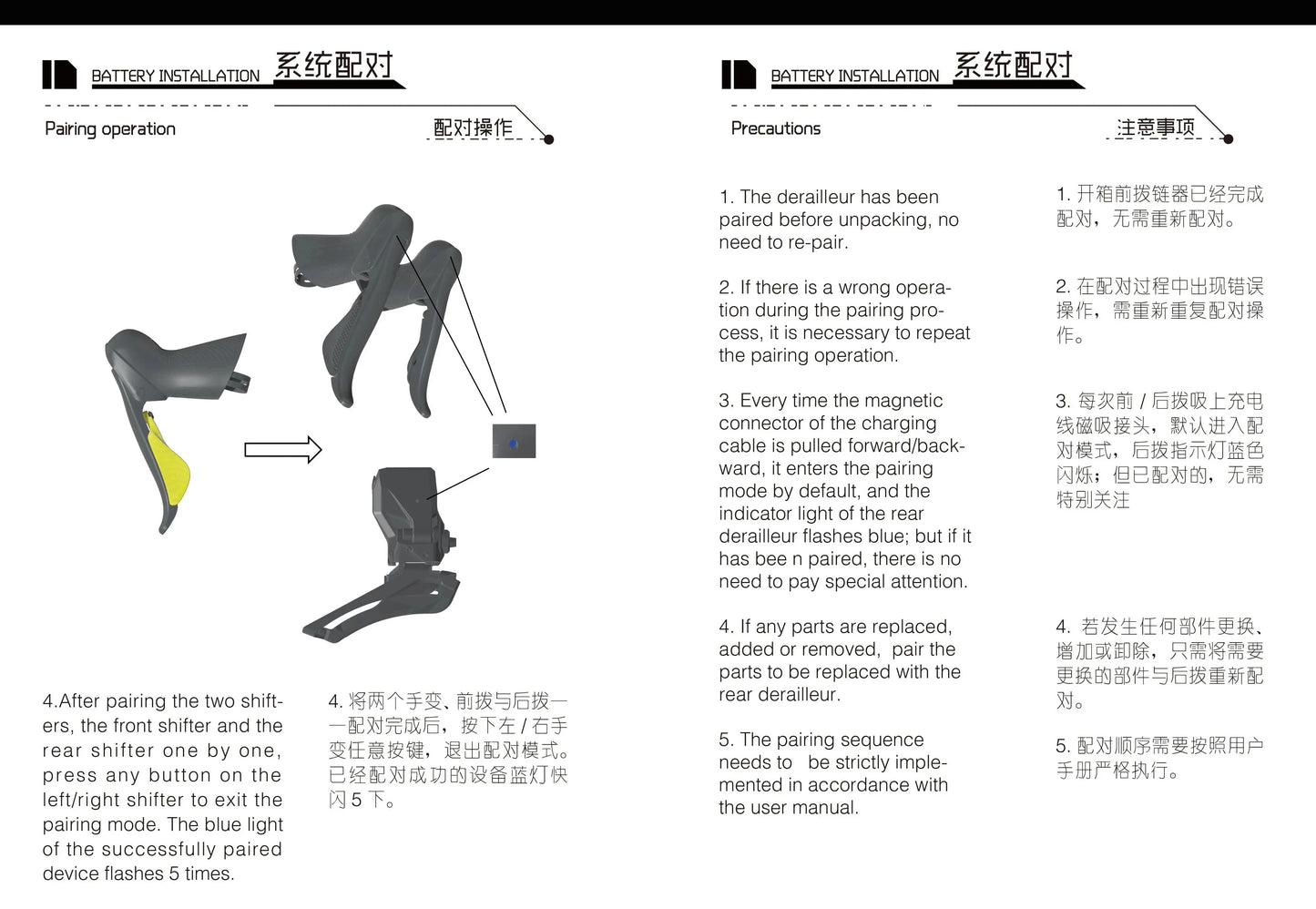 WHEELTOP EDS TX Wireless Electronic Road Bike Groupset — Carbon, Rim & Disc Brake Compatible, Shifters with Front & Rear Derailleur