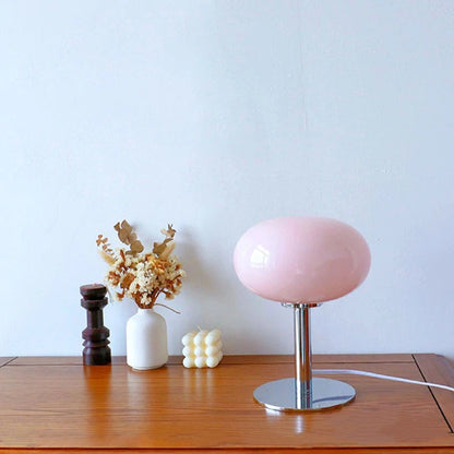 Joylove Girl Bedside Lamp - Lollipop Decorative Table Lamp - Bauhaus Postmodern Minimalist Nordic Retro Glass Table Lamps