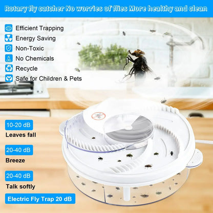 USB Electric Fly Trap — Automatic Insect Catcher & Pest Control Device for Flies