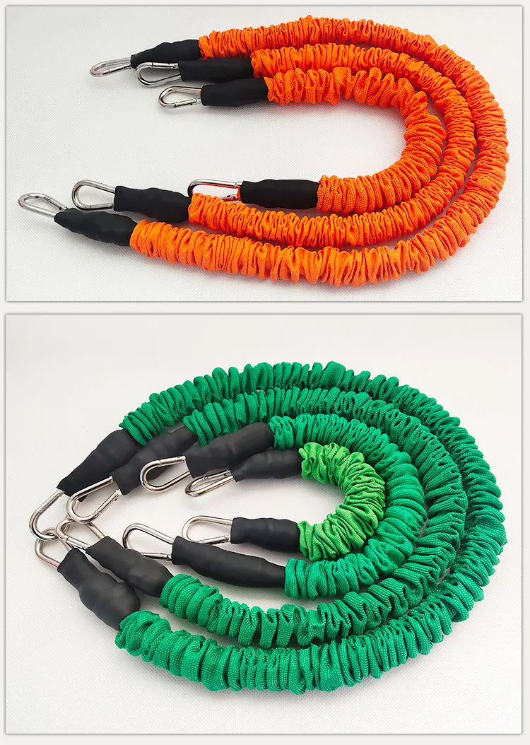 Thickened Latex Resistance Bands — 30/42/65/80cm Pull Rope for Gym, Fitness Training & Taekwondo (Customizable)