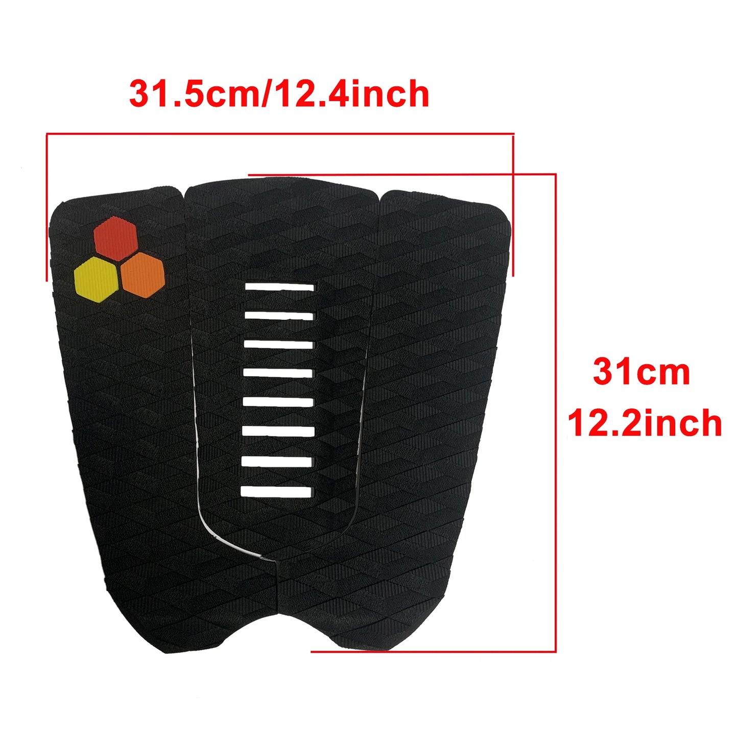 Non-Slip EVA Surfboard Deck Pads – Traction Pads for Wakeboard, Longboard, SUP, Skimboard & Kiteboard