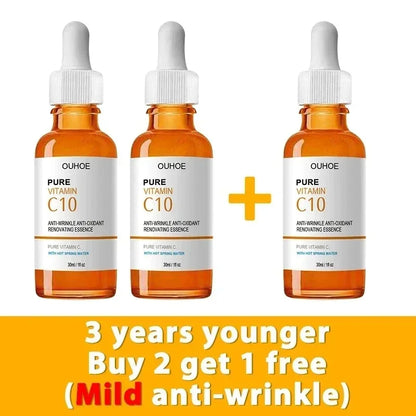 Vitamin C Face Serum – Wrinkle Remover, Lifting & Firming Anti-Aging Essence for Brightening & Nourishing Skin