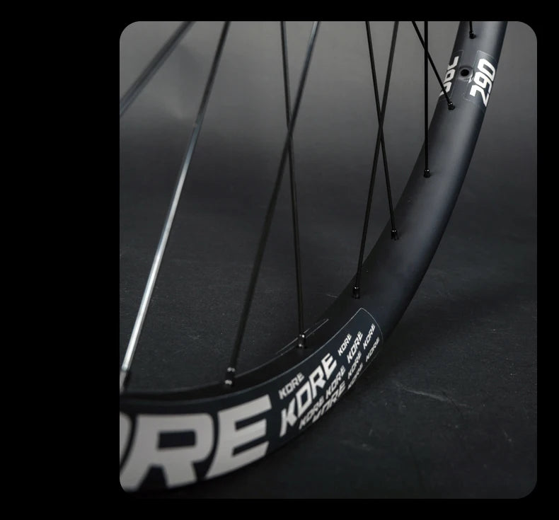 KORE MTB Carbon Wheelset – 27.5/29in Enduro & Downhill with 36T Ratchet HG Hub, BOOST, 28H, 30–36mm Width