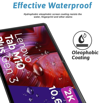 Lenovo Tab M10 Plus 3rd Gen 10.61″ Screen Protector — 9H HD Clear Anti-Scratch Tempered Glass Film for TB128FU/TB125FU