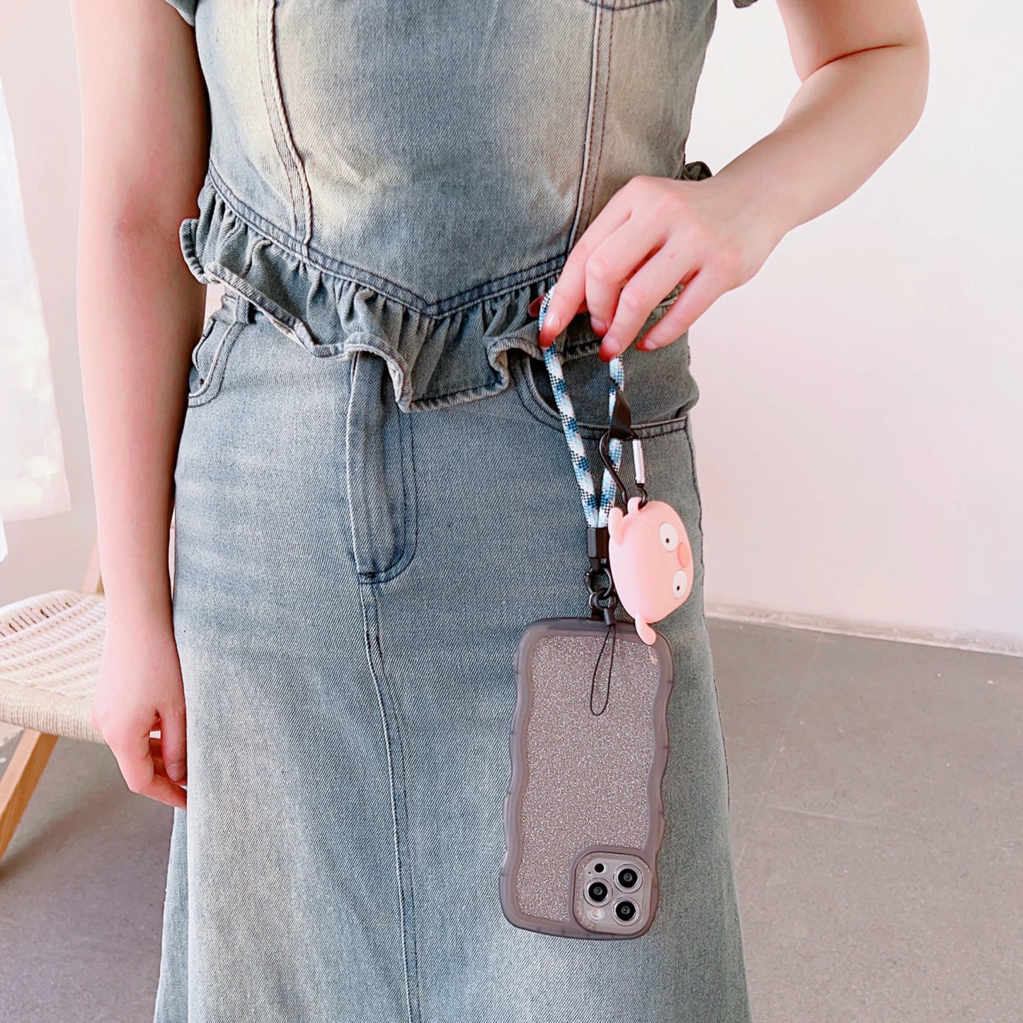 Colorful Woven Mobile Phone Lanyard: New Security Wristband for Headphones, Keys, and Wallet - Stylish and Convenient Wristband Accessory