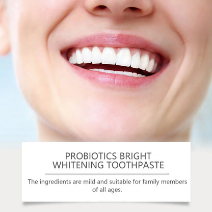 SP6 Probiotic Brightening Toothpaste for Plaque Removal, Stain Whitening & Fresh Breath – Anti-Periodontitis Oral Care