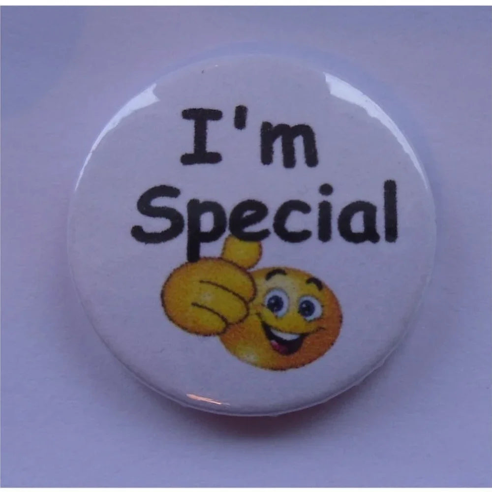 "I'm Special" Funny Button Badge – Cute Novelty Pin Accessory