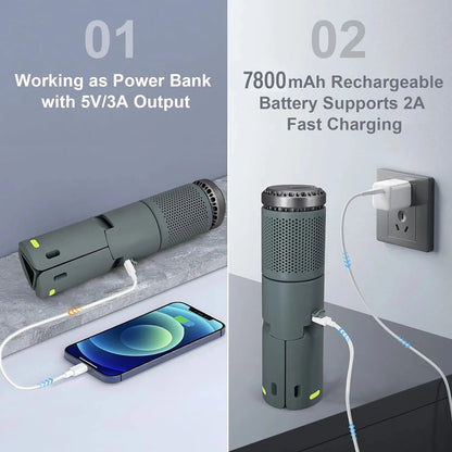 LED Outdoor Camping Lantern - USB Rechargeable, Adjustable Color Temperature, Portable, IP65 Waterproof, Retractable