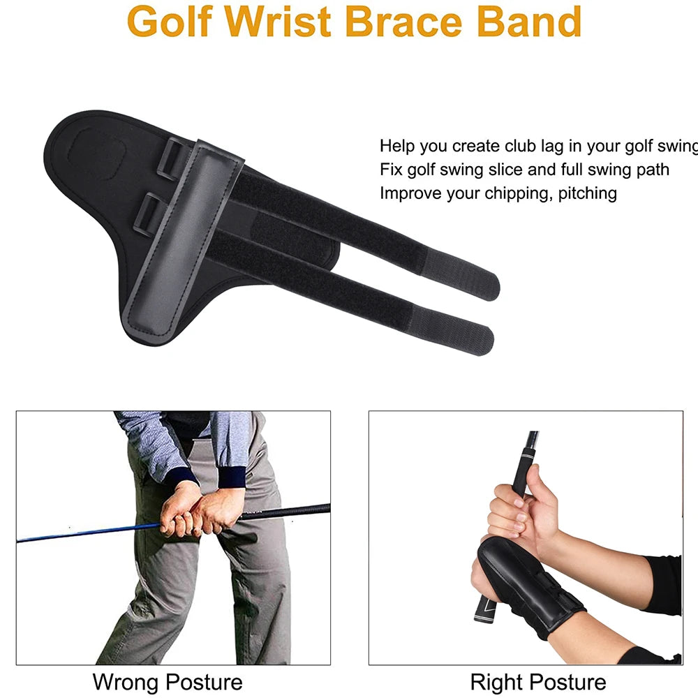 Golf Swing Wrist Brace Trainer – Corrective Alignment Wristband for Swing Gesture Practice
