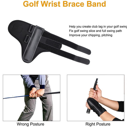 Golf Swing Wrist Brace Trainer – Corrective Alignment Wristband for Swing Gesture Practice