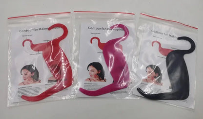 Eyeliner Cards & Contour Stencils - Face, Cheek, Nose Makeup Model & Eyebrow Shaper Tools for Beauty Accessories