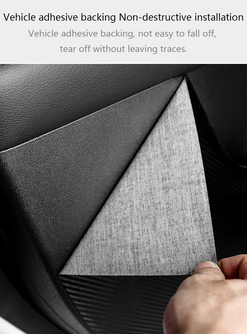 Tesla Model Y/3 2021-2023 Door Anti-Kick Protective Sticker – Soil-Proof & Anti-Scratch Side Door Mat Protector