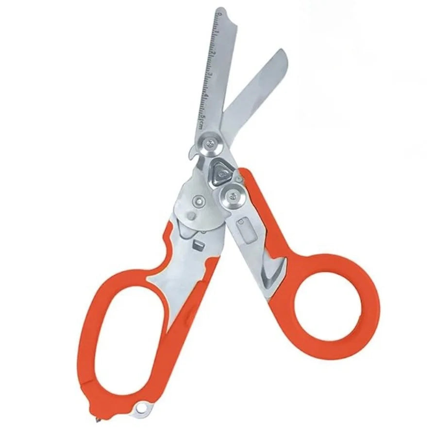 XIAOTREE Multifunction Tactical Scissors – Folding First Aid & Outdoor Survival Tool for Raptors
