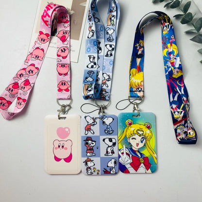 Anime Cartoon Credential Holder Lanyard – Key, Card & Badge Neck Strap Accessory Gift