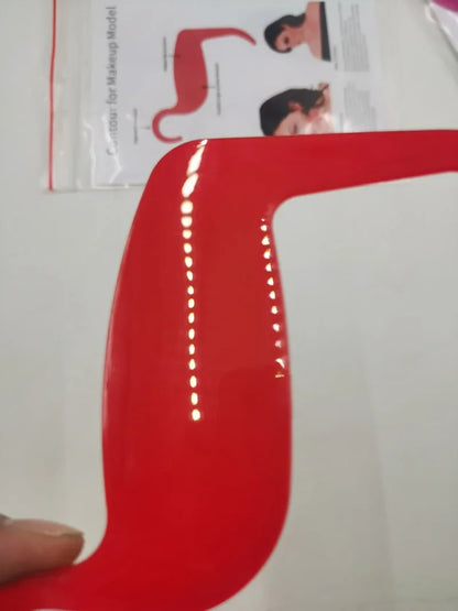 Eyeliner Cards & Contour Stencils - Face, Cheek, Nose Makeup Model & Eyebrow Shaper Tools for Beauty Accessories