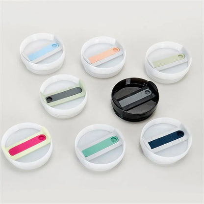 40oz Spill-Proof Tumbler Lid — Sealing Plastic Replacement for Stanley Quencher H2.0