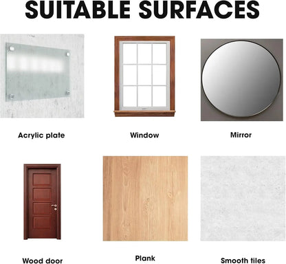 Double-Sided Transparent Suction Cup Wall Hooks – Strong Adhesive Hangers for Kitchen & Bathroom Storage