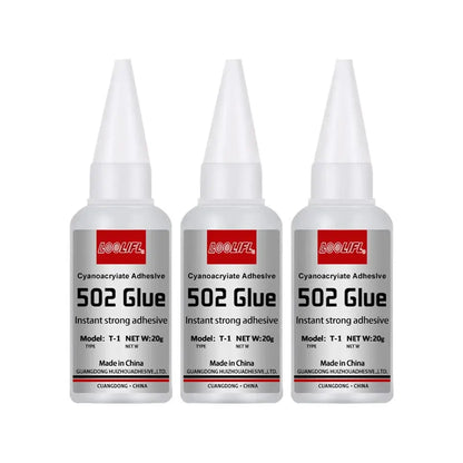 High Quality 502 Super Glue – Fast-Bonding Universal Adhesive for Toys, Crafts, Shoes, Paper, Wood & Plastic | Factory Direct Sale