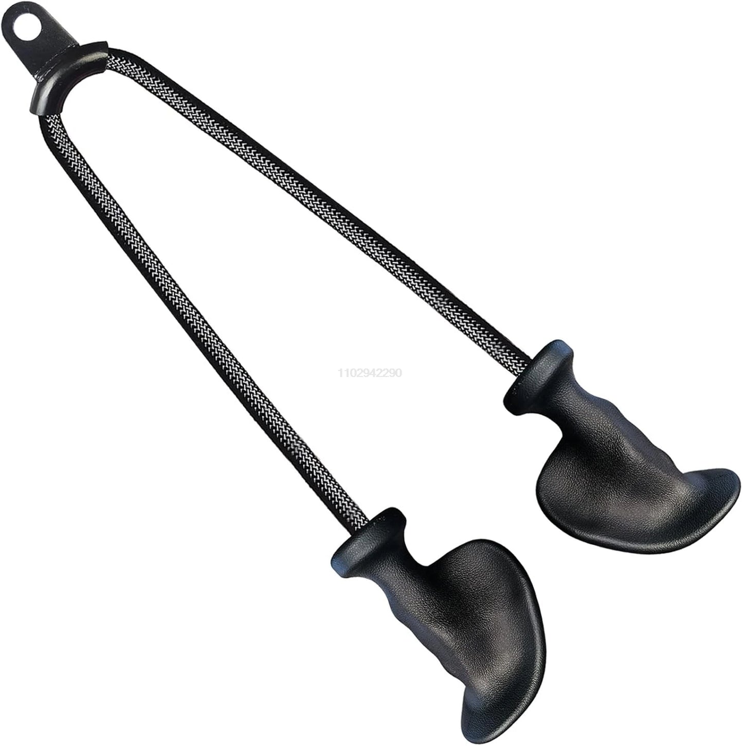 Fitness Biceps & Triceps Rope Pull-Down Grip Handles – Muscle Gym Pulley Cable Attachment for Back Workouts
