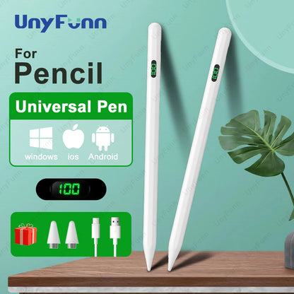 Universal Touch Screen Pen - Stylus for iPhone, iPad, Apple, Huawei, Samsung, Magnetic and Tilt Sensitive
