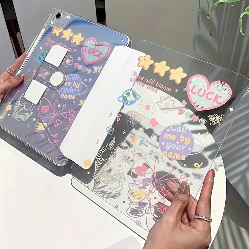 Floral Butterfly iPad Case – Protective Cover for iPad Air 4/5, Pro 11, 9.7/10.2/10.9 Inch