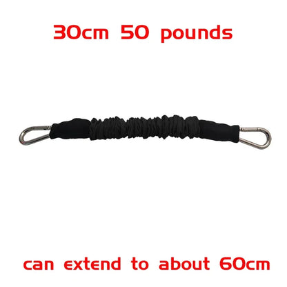 Thickened Latex Resistance Bands — 30/42/65/80cm Pull Rope for Gym, Fitness Training & Taekwondo (Customizable)