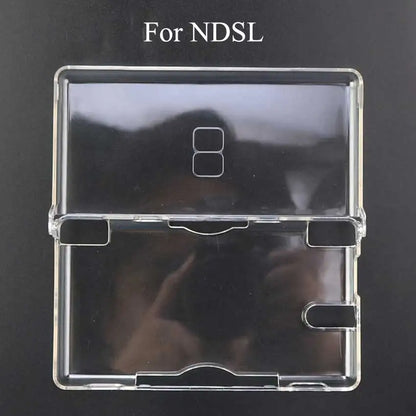 YuXi Clear Plastic Crystal Case — Hard Shell Protective Cover for NDSL, NDSi, New 3DS XL & GBA SP Game Console