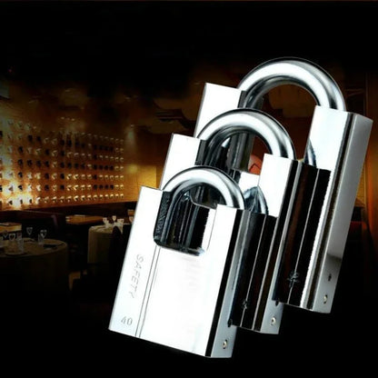 Keyed Padlock – Waterproof & Antirust Multifunctional Anti-Theft Lock, Pry Door & Window Security Lock